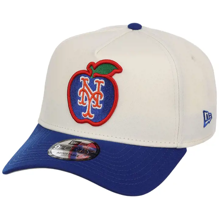 New York Mets MLB NYC Local Apple 9FORTY AF CHROME/RBL/GRY