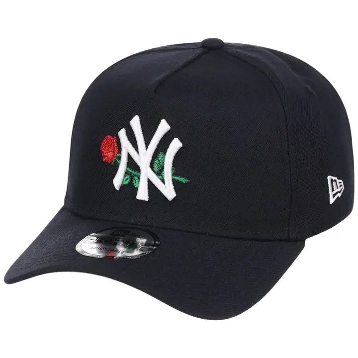 New York Yankees MLB NYC Local Rose 9FORTY AF MARINE/MARINE/ROSE