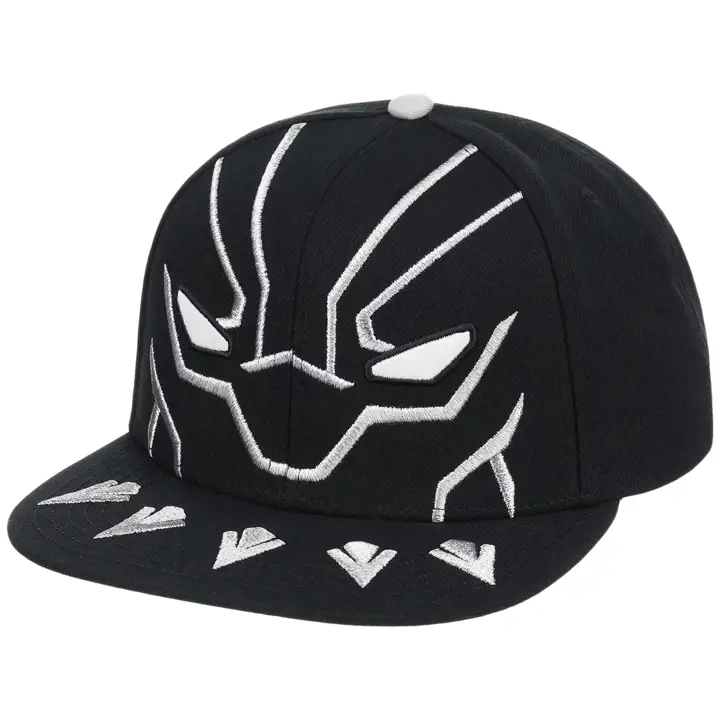 Black Panther Yth Full Face Snapback Blk