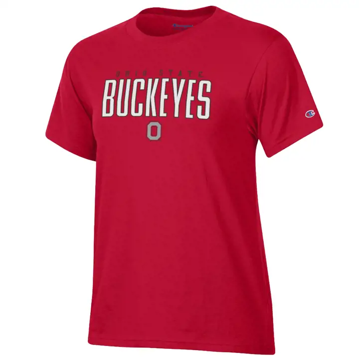 T-shirt de stade Ohio State Buckeyes pour femme ROUGE