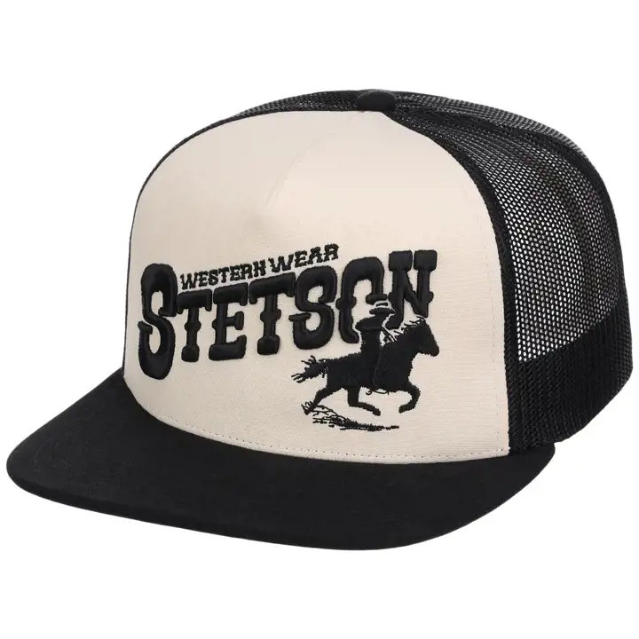 Stetson Cowboy Wrangler ivoire/noir