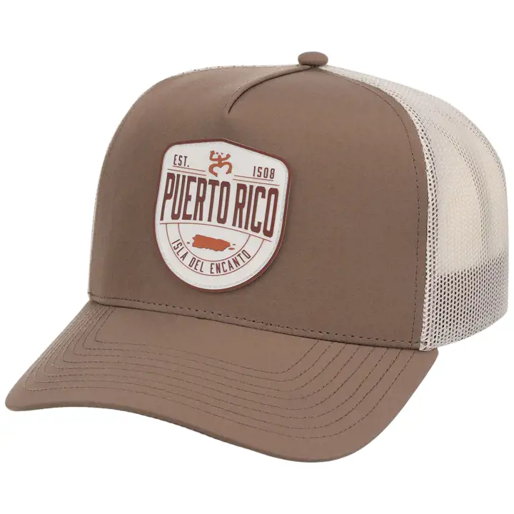 Casquette de camionneur Porto Rico Silicon A-Frame BRN