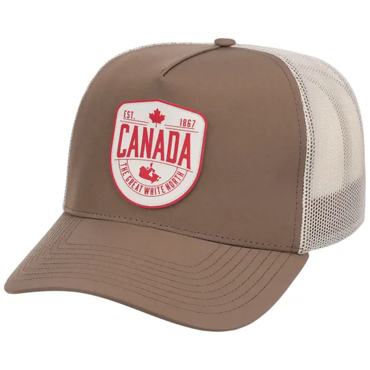 Canada Silicon A-Frame Trucker BRN