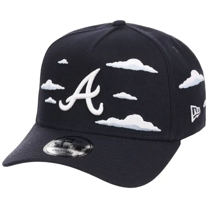 Casquette 9FORTY AF Atlanta Braves MLB The Simpsons Clouds Marine/Marine/Gris