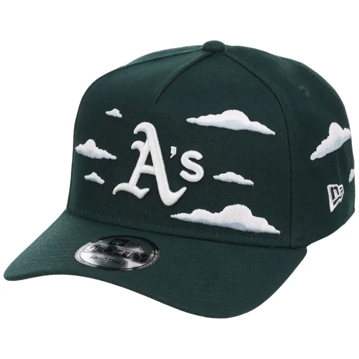 Oakland Athletics MLB Simpsons Nuages 9FORTY AF DKGRN/DKGRN/