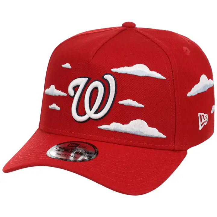 Washington Nationals MLB Les Simpson Nuages 9FORTY AF ROUGE/ROUGE/G