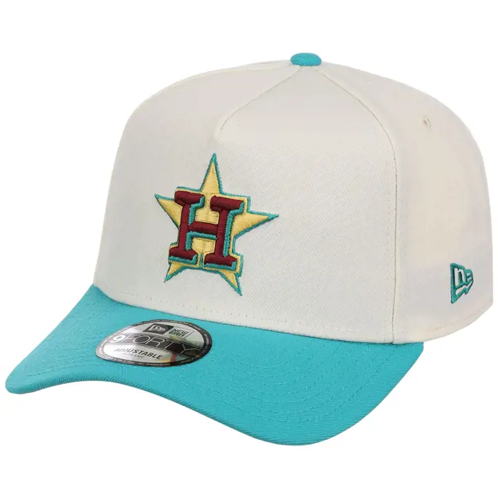 Casquette 9FORTY réglable MLB Houston Astros Simpsons Krusty blanc/bleu sarcelle/gris