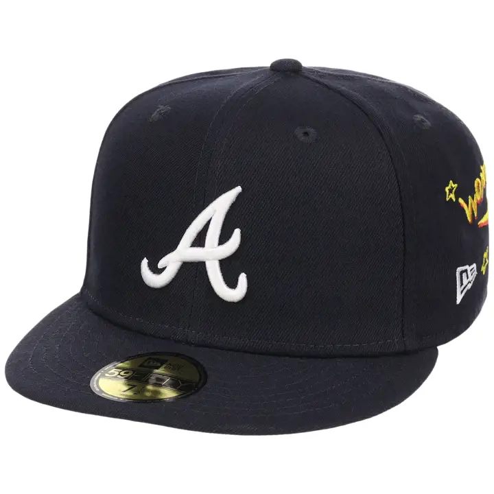 Casquette 59FIFTY Atlanta Braves MLB Simpsons Wonder Bat MARINE/MARINE/GRIS
