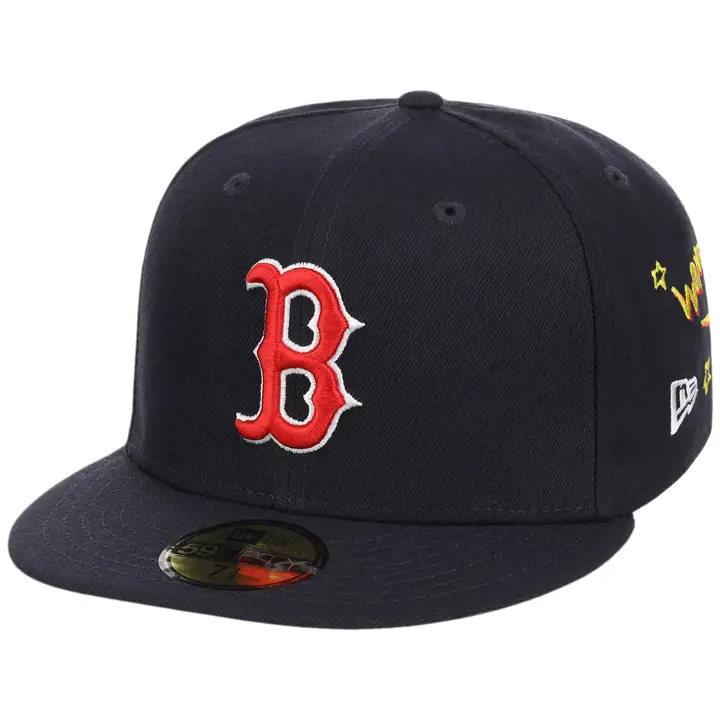 Boston Red Sox MLB Simpsons Wonder Bat 59FIFTY MARINE/MARINE/GRIS