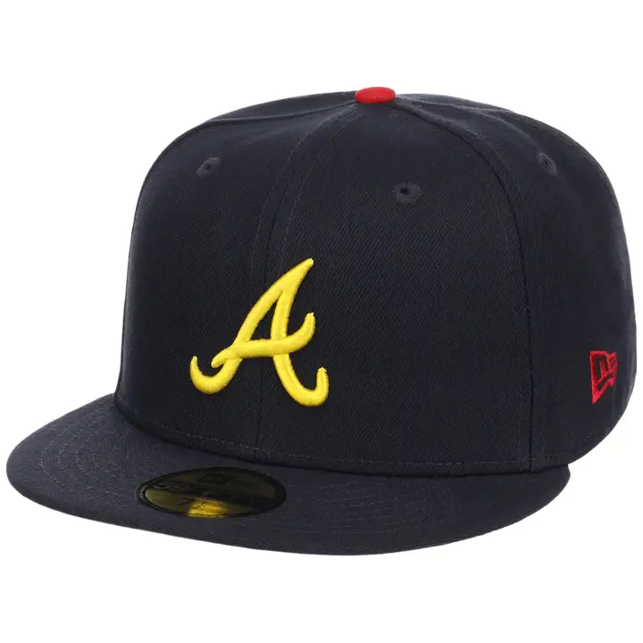Atlanta Braves MLB Simpsons Local Peaches 59FIFTY MARINE/MARINE/