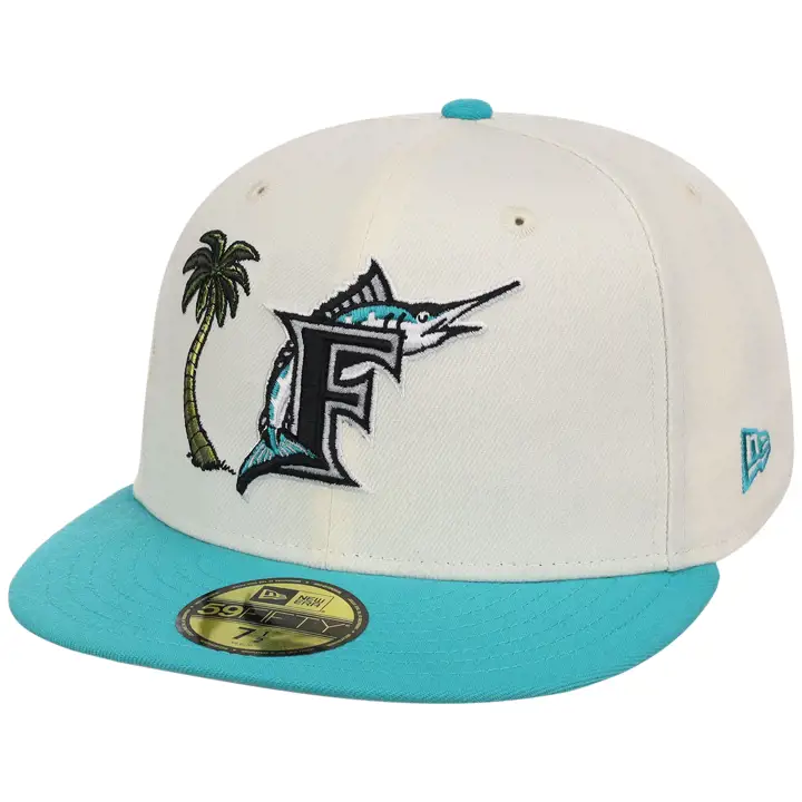 Florida Marlins MLB Simpsons Local Palm Tree 59FIFTY CHROME/