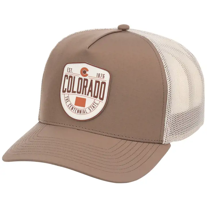Casquette trucker A-Frame en silicone Colorado BRN