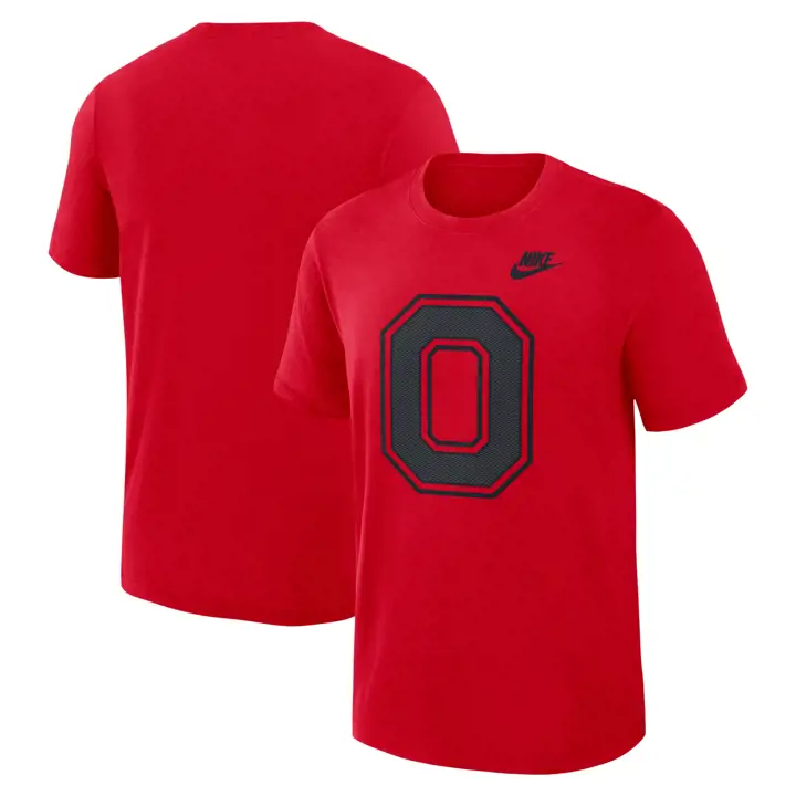 T-shirt Slub Ohio State Buckeyes FA26 Legacy rouge