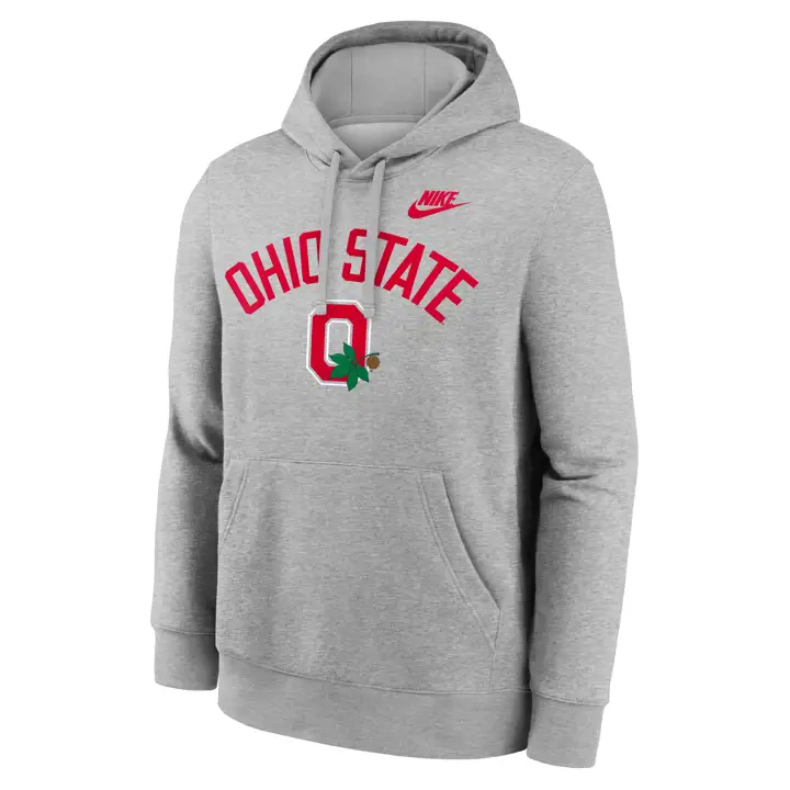 Sweat à capuche en polaire Ohio State Buckeyes FA26 Legacy Arch Club H-Gr