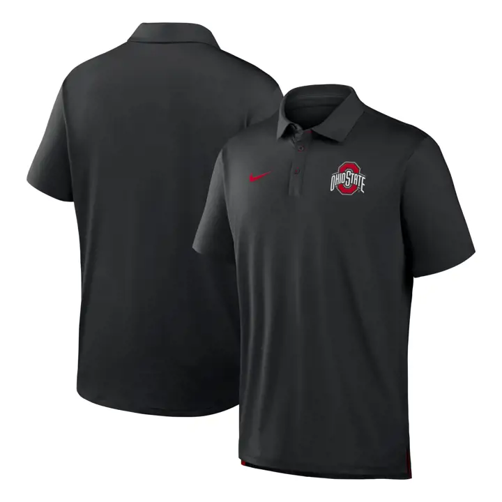 Polo Dri Fit Tour Buckeyes de l'Ohio State FA26 noir