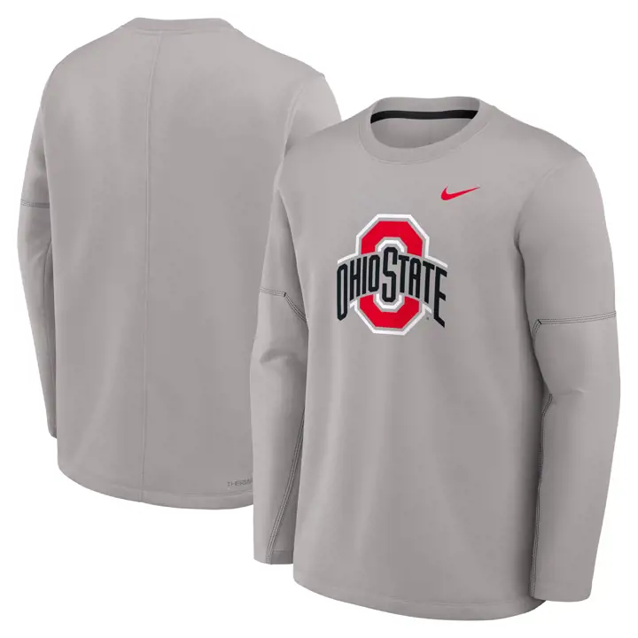 Chandail Ohio State Buckeyes FA26 Sideline Coaches gris
