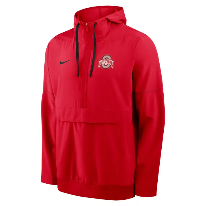 Veste anorak Ohio State Buckeyes FA26 rouge