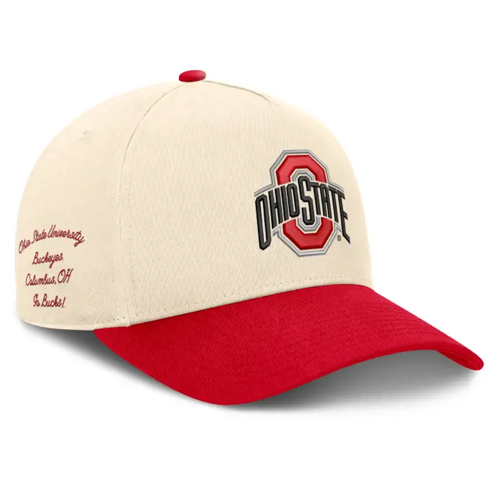 Ohio State Buckeyes NCAA 26 NK 2T Primary Aframe Naturel