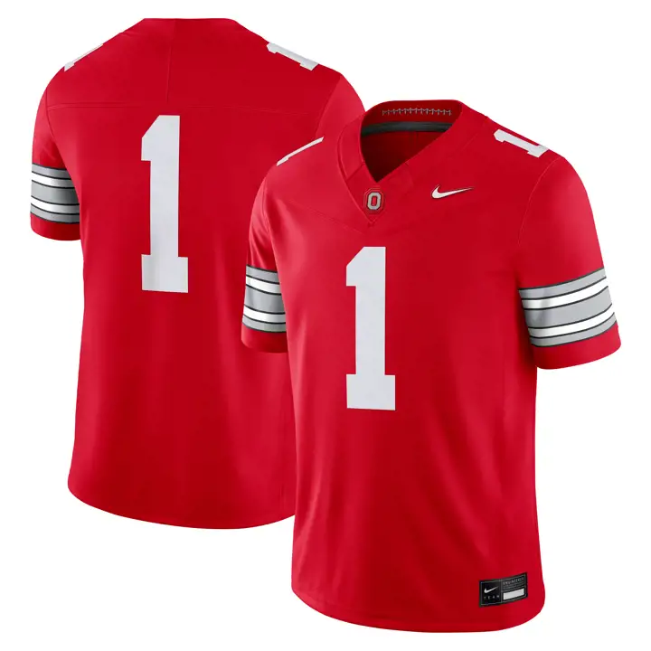 Maillot de football Nike Limited pour homme Ohio State Buckeyes ROUGE