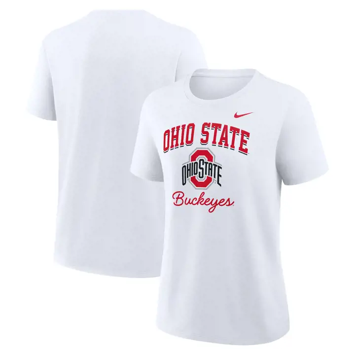 Ohio State Buckeyes Femme Nike Coton Logo Oversize Script