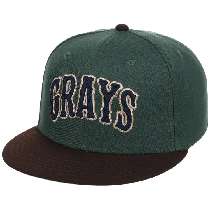 Homestead Grays LHD BHM NLB Ajustée VET/MAR/GRI