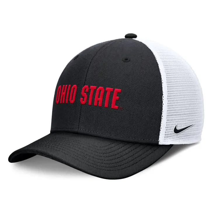 Ohio State Buckeyes NK Core WM Trucker NOIR