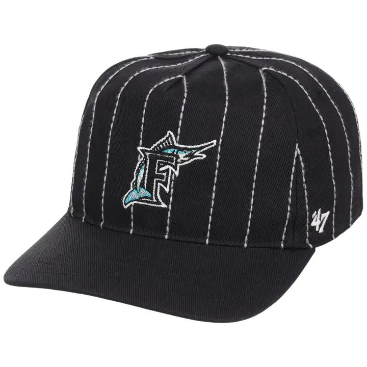 Casquette Florida Marlins MLB Rawlings ASG 26 Pinstripe Hitch BLK/BLK/