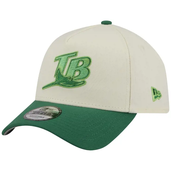 Casquette 9FORTY AF CHROME/KGRN/GRY MLB Paddy Charms Tampa Bay Rays