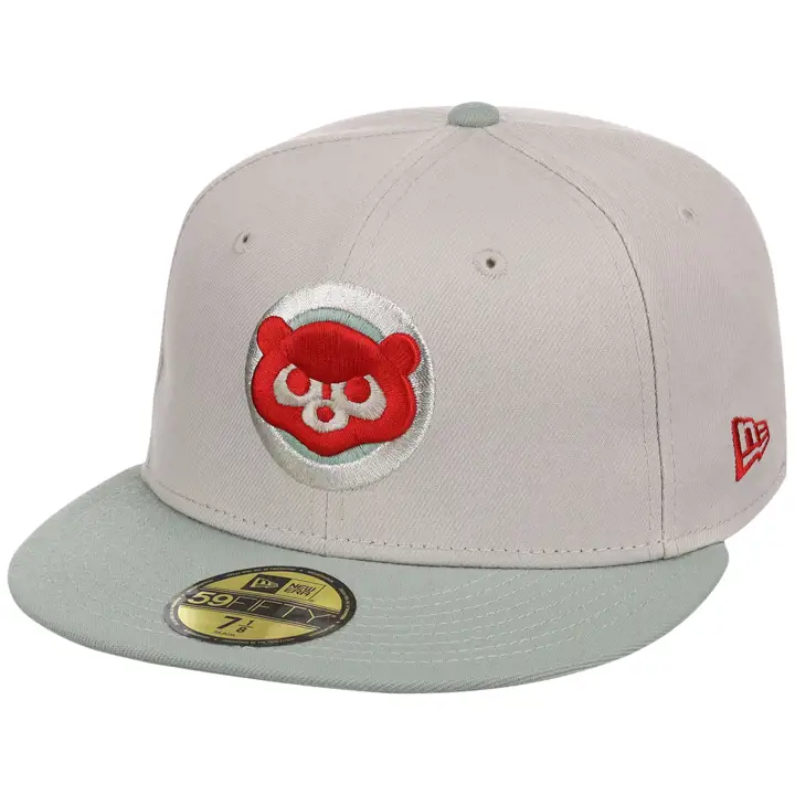 Chicago Cubs MLB GAUCHER Stone Everest 59FIFTY STONE/GRN/GRY