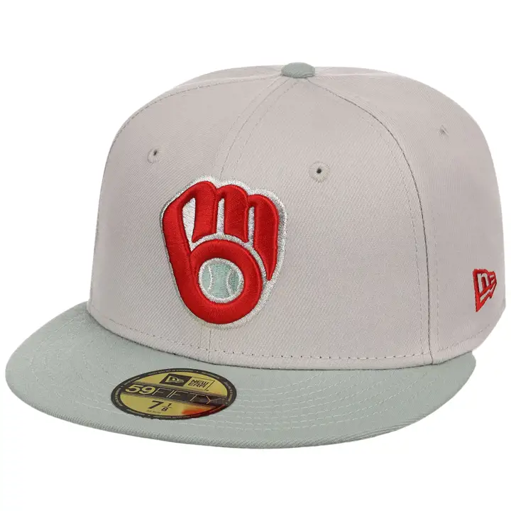 Milwaukee Brewers MLB LHD Stone Everest 59FIFTY STONE/VERT/GR