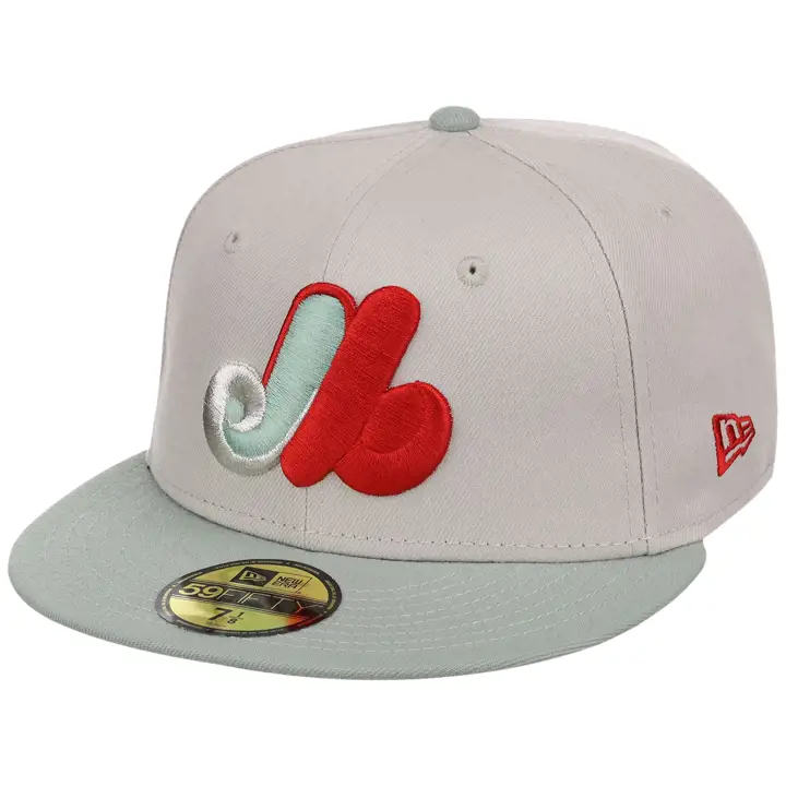 Montreal Expos MLB GAUCHER Stone Everest 59FIFTY STONE/GRN/GRY