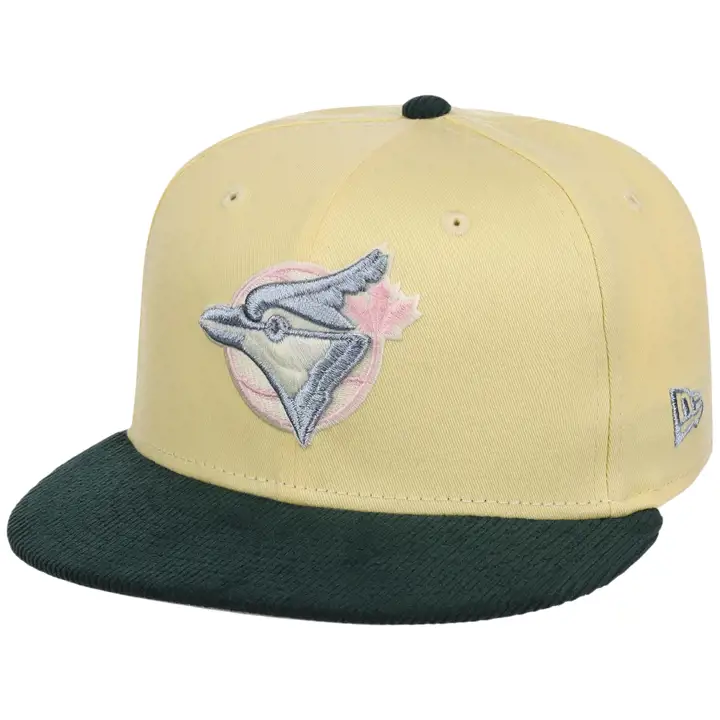 Casquette 59FIFTY Toronto Blue Jays MLB pour homme, jaune/vert foncé/gris