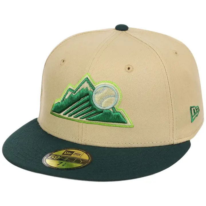 Colorado Rockies MLB GAUCHER Casquette 59FIFTY GL/DKGRN/LGRN