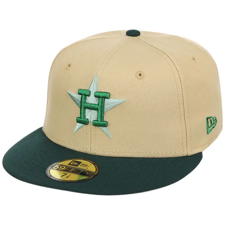 Houston Astros MLB LHD Bank Roll 59FIFTY GL/DKGRN/LGRN