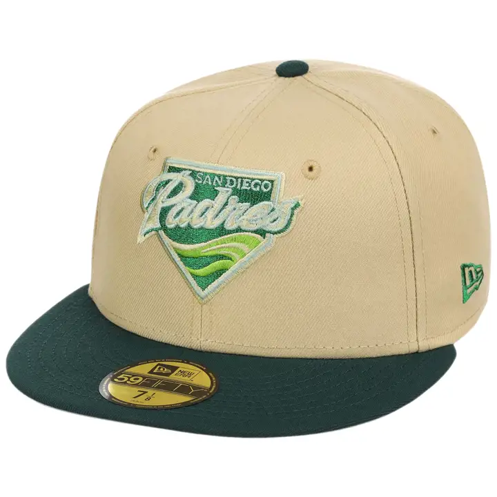 Casquette San Diego Padres MLB LHD Bank Roll 59FIFTY GL/DKGRN/LGRN