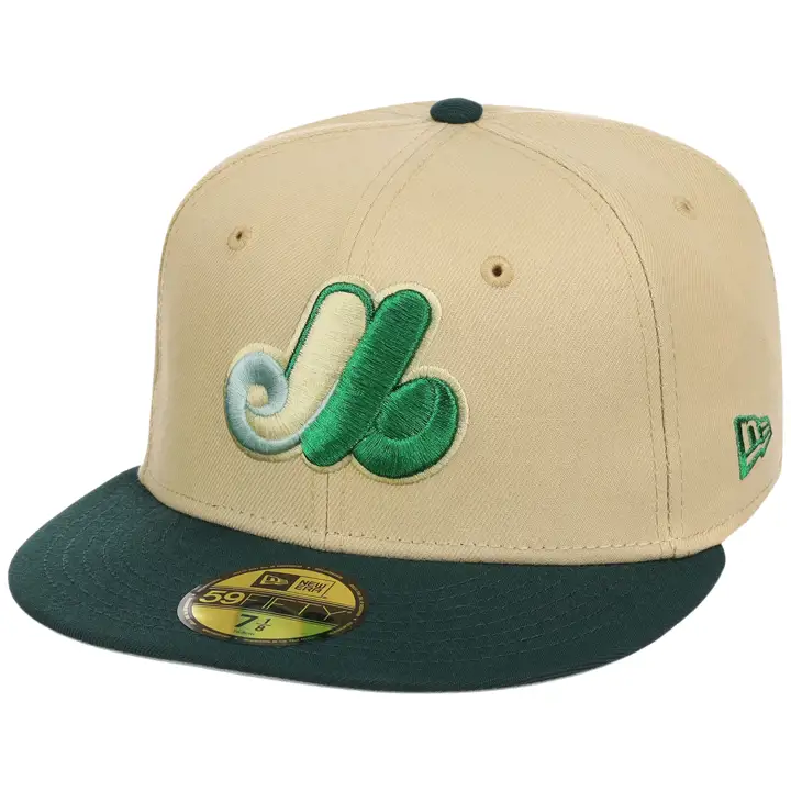 Montreal Expos MLB LHD Bank Roll 59FIFTY GL/DKGRN/LGRN
