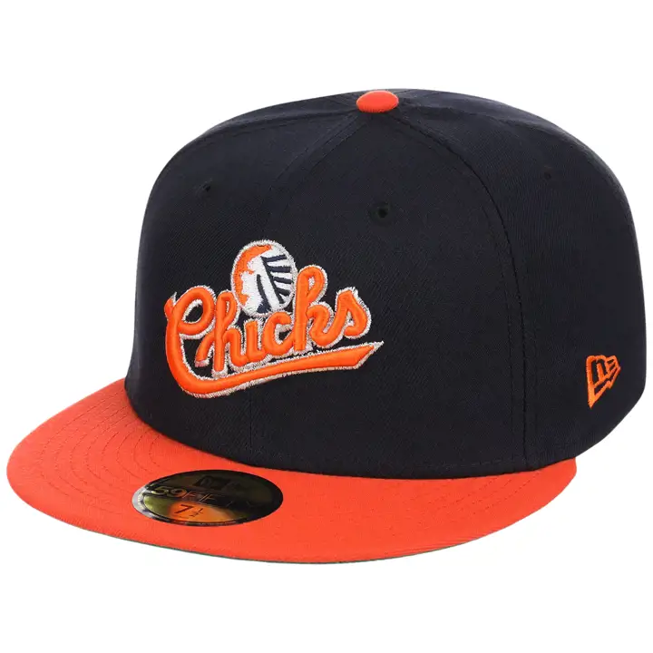 Memphis Chicks MLB LHD Bo Knows 59FIFTY MARINE/ORANGE/VERT FONCÉ