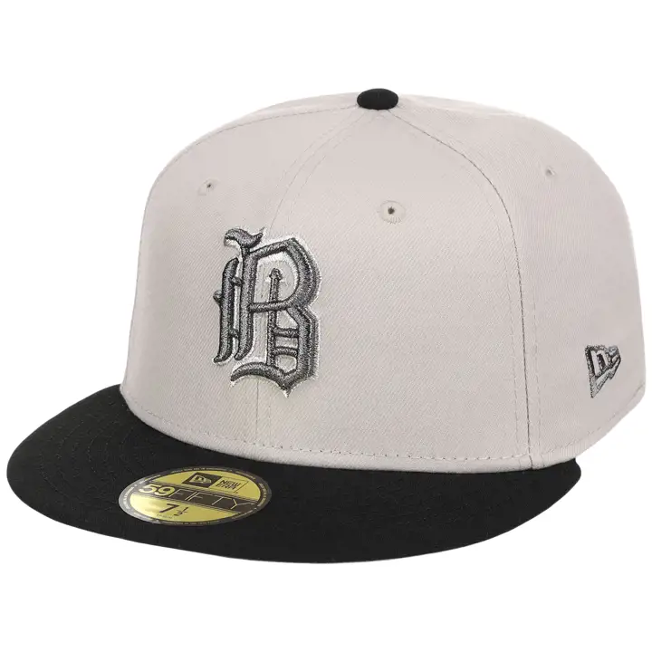 BIRMINGHAM BARONS MLB GAUCHER Bo Knows 59FIFTY STONE/BLK/GRY