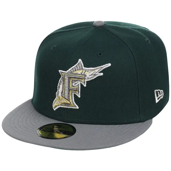 Casquette MLB LHD Doom 59FIFTY Florida Marlins DKGRN/GRY/KGRN