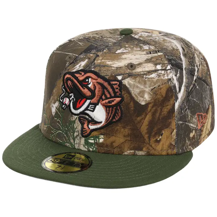 Gwinnett Stripers GAUCHER MILB Lundi 59FIFTY REALTREE/FUSIL