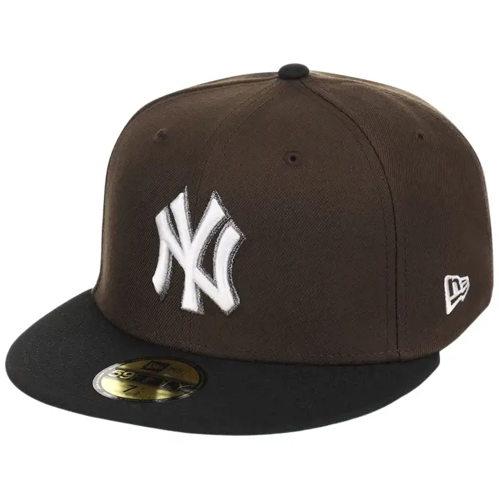 Casquette 59FIFTY New York Yankees MLB gaucher Killa Bee Noyer/Noir/Vert KGRN