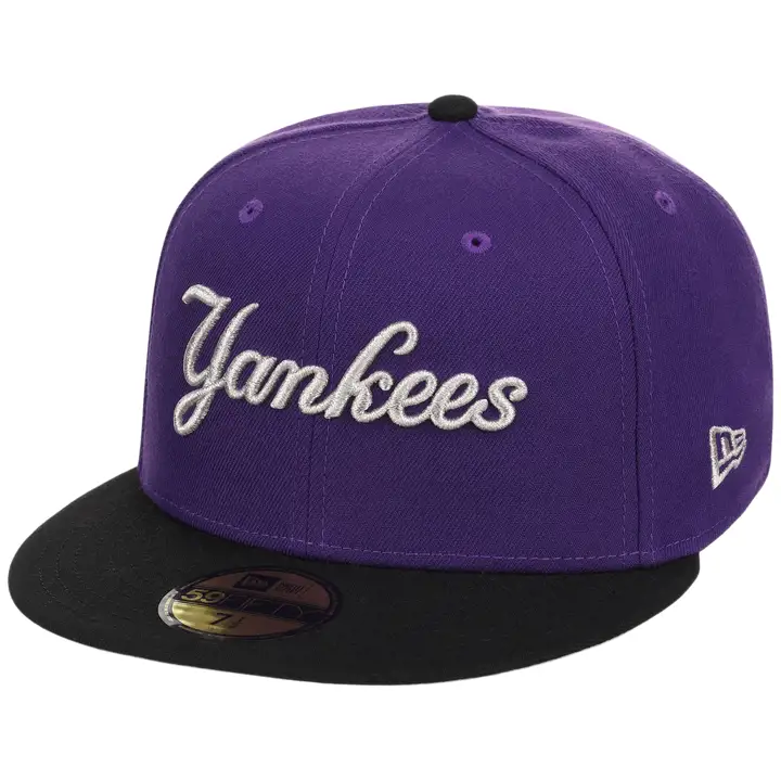 New York Yankees MLB GAUCHE Killa Bee 59FIFTY VIOLET/NOIR/GRIS