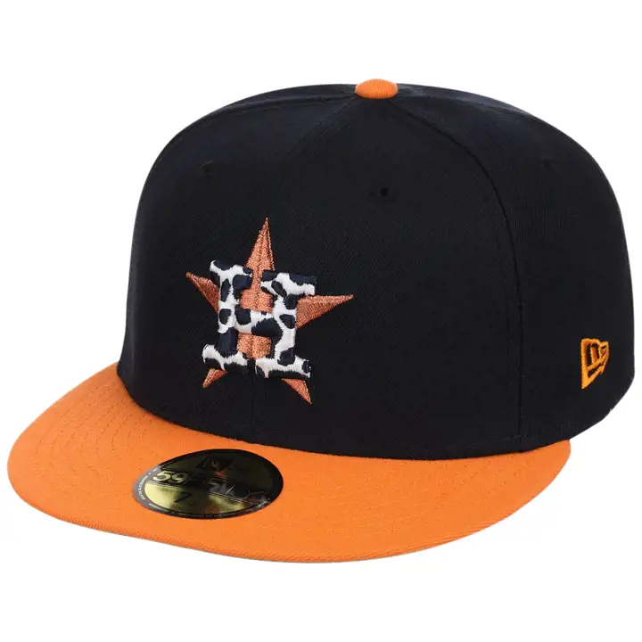 Houston Astros MLB GAUCHER HOU Rodéo 59FIFTY MARINE/ORNG/VRTFONCÉ