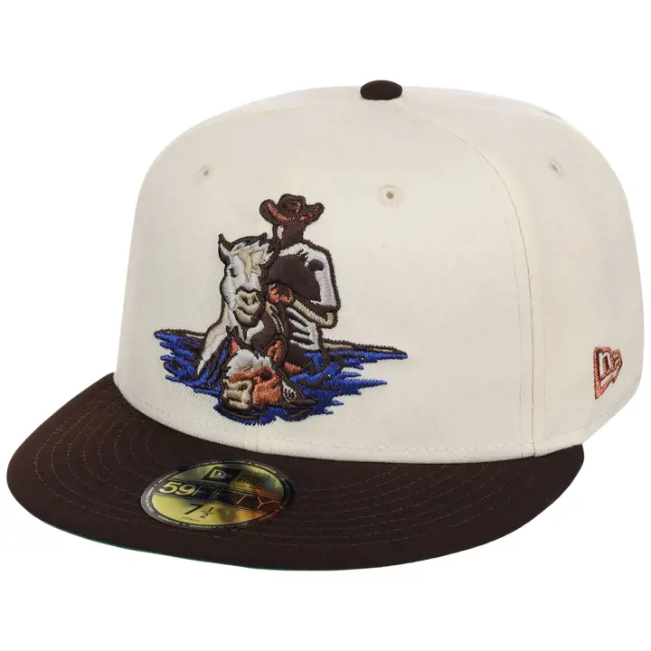 DELMARVA SHOREBIRDS MLB LHD HOU Rodeo 59FIFTY CHROME/BRN/KGR