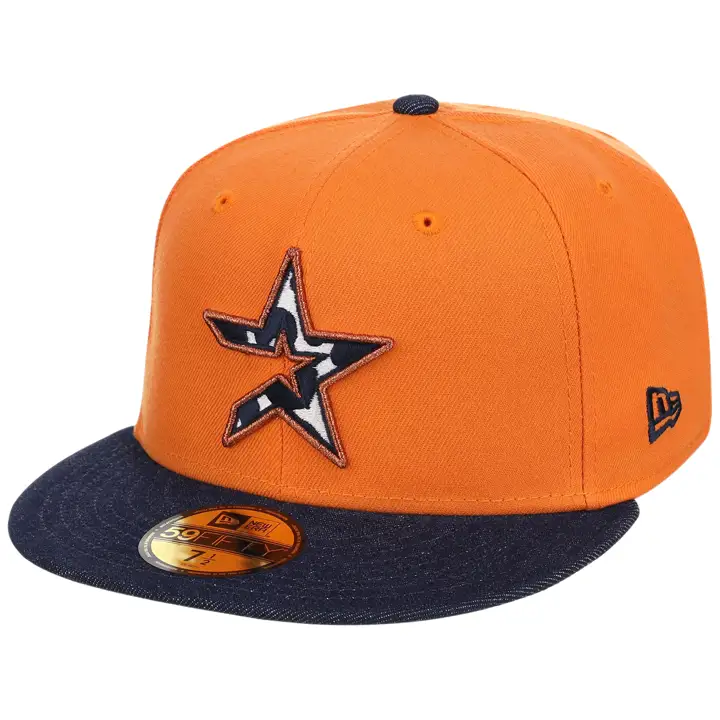 Houston Astros MLB GAUCHER HOU Rodeo 59FIFTY ORG/DENIM/KGRN