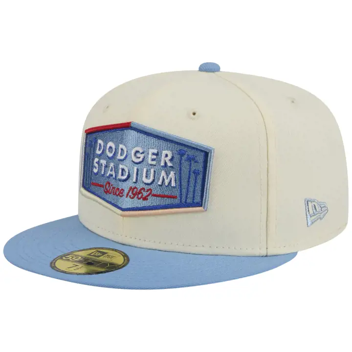 Los Angeles Dodgers MLB LA Local Stadium 59FIFTY CHROME/SKBL