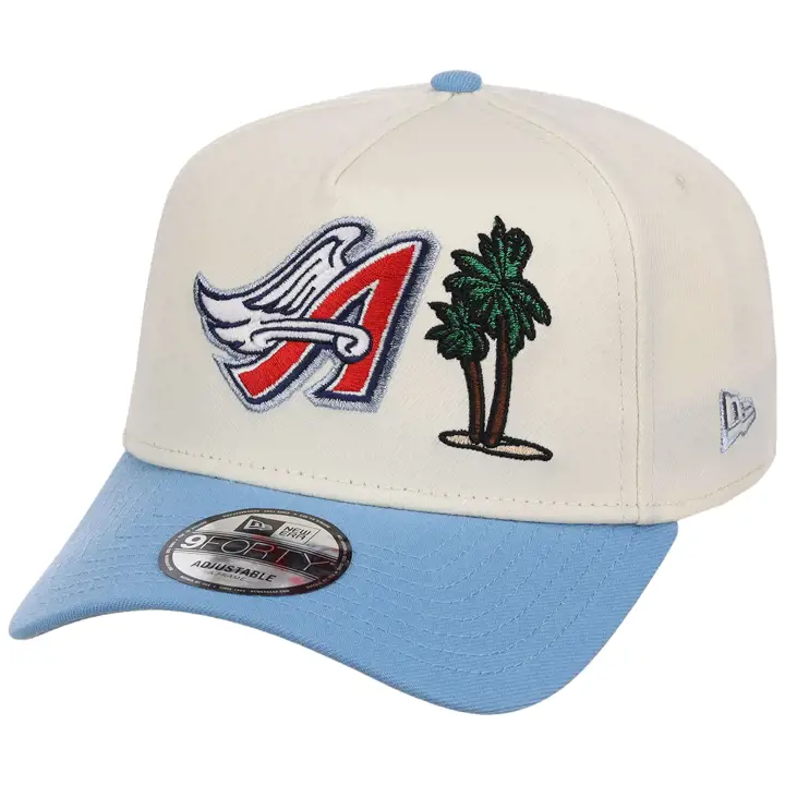 Anaheim Angels MLB ANA Casquette 9FORTY réglable chrome Palm AF CHROME/SK