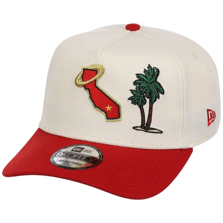 Anaheim Angels MLB ANA Local Chrome Palm 9FORTY AF CHROME/RE