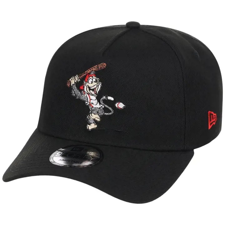 Casquette 9FORTY Anaheim Angels MLB ANA Mascotte Locale NOIR/NOIR/GRIS