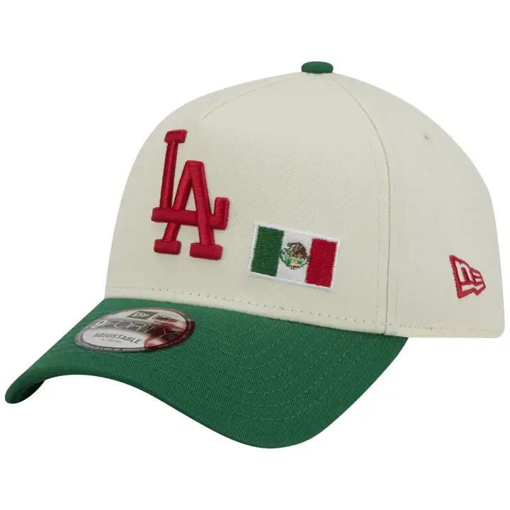 Casquette Los Angeles Dodgers MLB LA Local MX Flag 9FORTY AF CHROME/GR